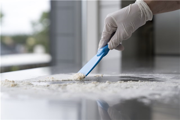 Scraper 102 mm, metal detectabil, Vikan, verde