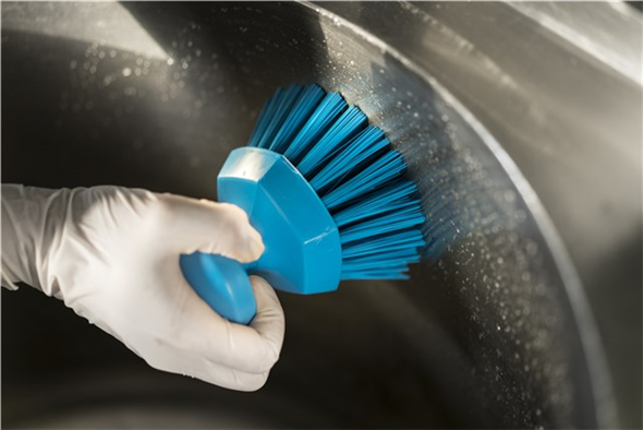 Perie rotunda de mana Ø110 mm, peri duri - Vikan