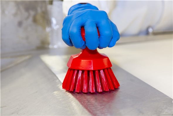 Perie rotunda de mana Ø110 mm, peri duri - Vikan