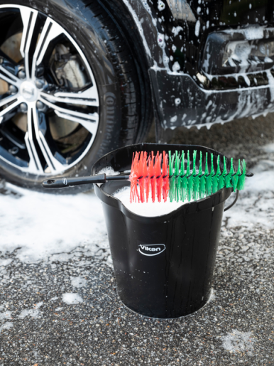 Perie jante auto Ø105 mm 425 mm, peri moi, neagra - Vikan