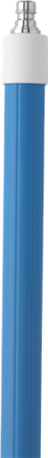 Maner telescopic aluminiu cu distributie de apa Ø32 mm,1600-2780mm, Vikan, albastru