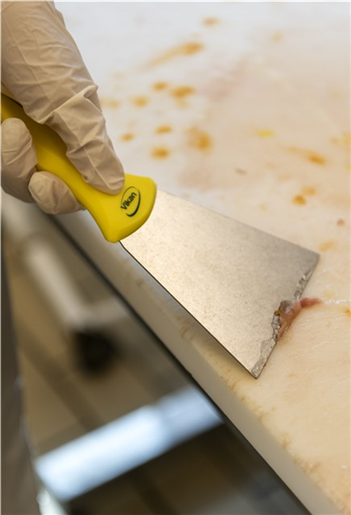 Scraper lamela inox 100 mm, Vikan, roz