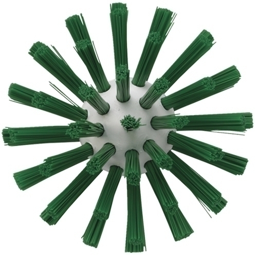 Perie curatare tevi Ø77 mm, peri medii, Vikan, verde