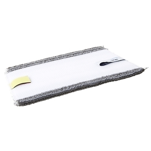 Mop Damp/Dry 31, din microfibra, cu prindere tip velcro, 25 cm, gri - Vikan