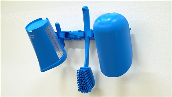 Suport perete Hygienic Hi-Flex 3-5 produse 420 mm - Vikan