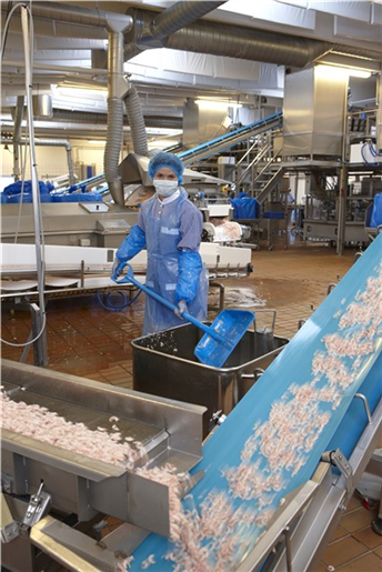 Lopata metal detectabila cu prindere in D 1040 mm - Vikan