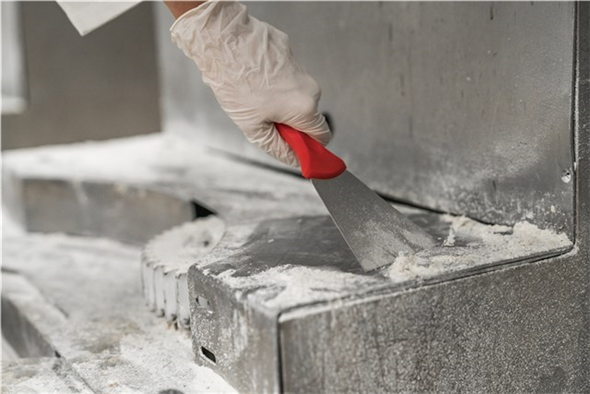 Scraper lamela inox 100 mm, Vikan, roz