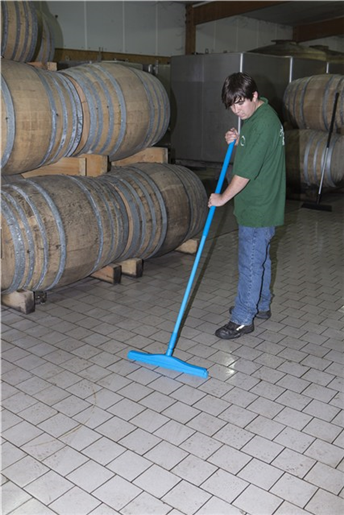 Racleta Hygiene cu cap rotativ si rezerva 600 mm, Vikan, verde