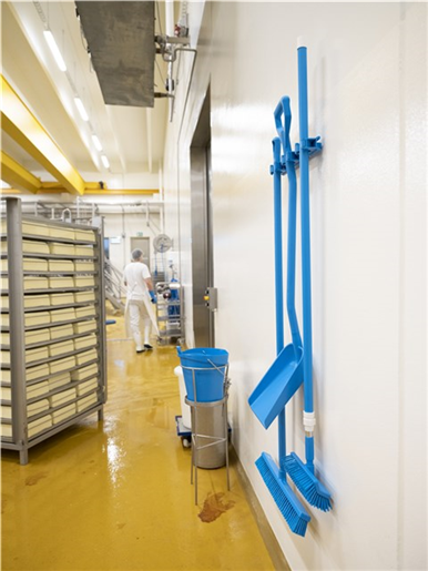 Suport perete Hygienic Hi-Flex 3-5 produse 420 mm - Vikan