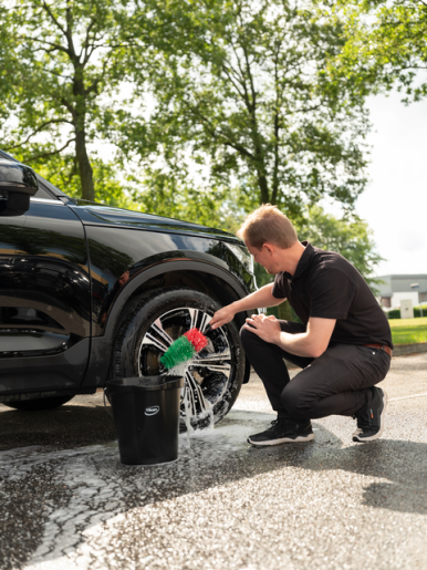 Perie jante auto Ø105 mm 425 mm, peri moi, neagra - Vikan