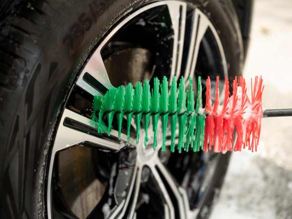 Perie jante auto Ø105 mm 425 mm, peri moi, neagra - Vikan