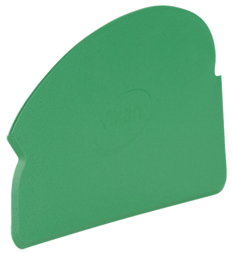 Scraper flexibil 165 mm, metal detectabil, Vikan, verde