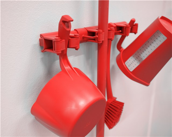 Suport perete Hygienic Hi-Flex 3-5 produse 420 mm - Vikan