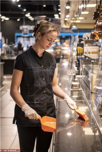 Perie cu peri medii, 330 mm, Vikan, roz