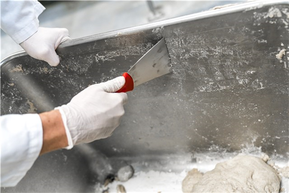 Scraper lamela inox 100 mm, Vikan, roz