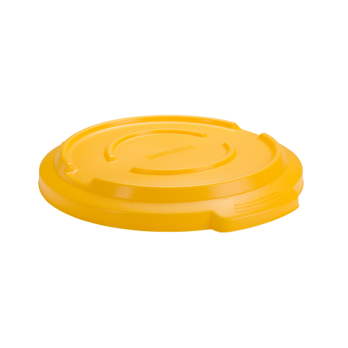 Capac pentru container mediu rotund Titan 85L, galben - Rothopro