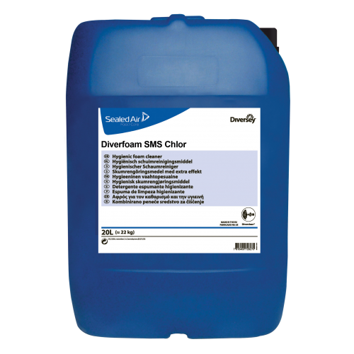 Diverfoam SMS Chlor - Detergent spumant alcalin clorinat, 20L - Diversey