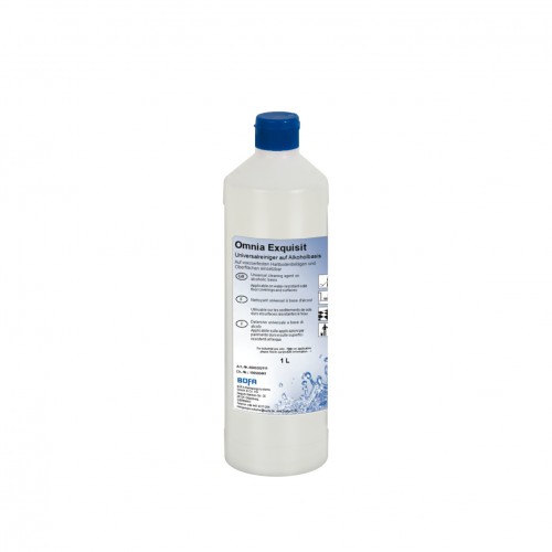 Omnia Exquisit - Detergent pentru suprafete pe baza de alcool, 1L - Bufa