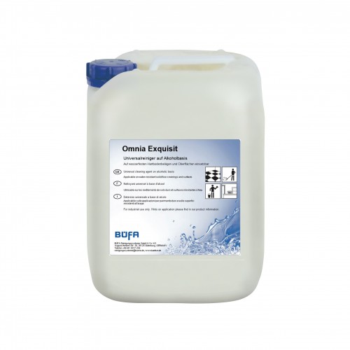 Omnia Exquisit - Detergent pentru suprafete pe baza de alcool, 10L - Bufa