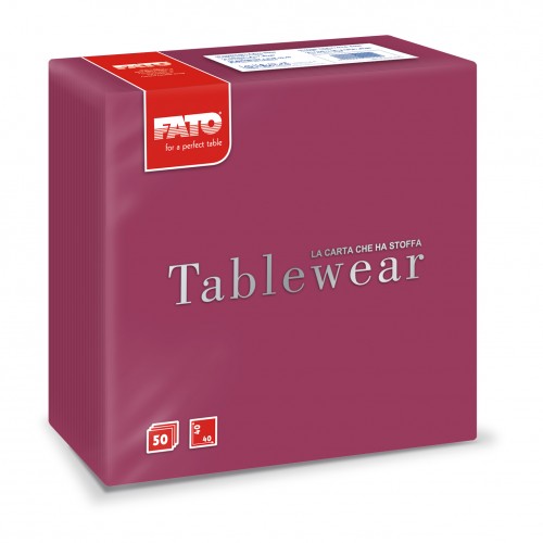 Servetele din airlaid 40x40 cm, Tablewear, bordo - Fato