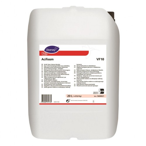 Acifoam VF10 - Detergent detartrant spumant acid, 20L - Divsersey