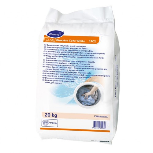 Clax Bioextra Conc White 37C2 - Detergent solid pe baza de oxigen activ, 20 kg - Diversey