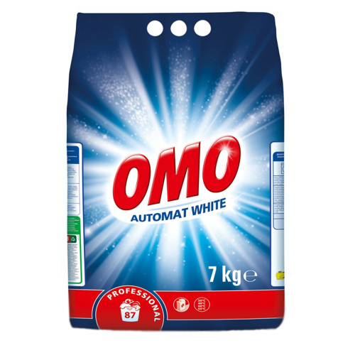 Omo Professional Automat White - Detergent de baza pentru textile albe, 7Kg - Diversey
