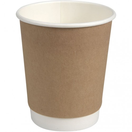 Pahare biodegradabile din carton pentru cafea Abena Gastro Nexterday 9cm, Ø8cm, 28 cl 8 Oz - Abena