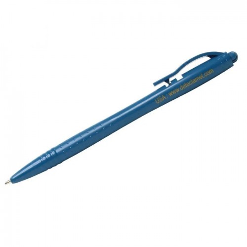 Detectable Economy - Pix metal detectabil cu clip si prindere snur, pasta standard, albastru - Detectamet