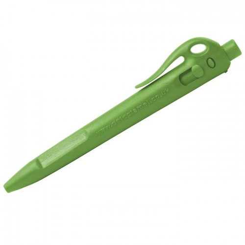 Detectable Elephant - Pix metal detectabil cu clip si prindere snur, pasta standard, verde - Detectamet