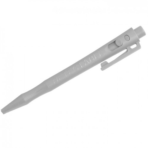 Detectable HD - Pix metal detectabil cu clip, pasta standard, alb - Detectamet