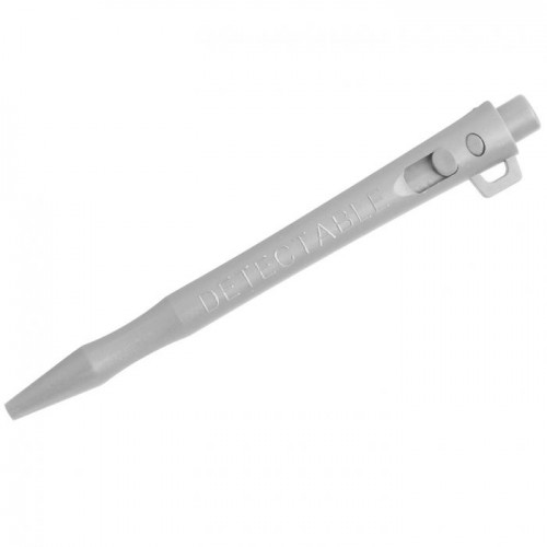 Detectable HD - Pix metal detectabil cu prindere pentru snur, pasta standard, alb - Detectamet