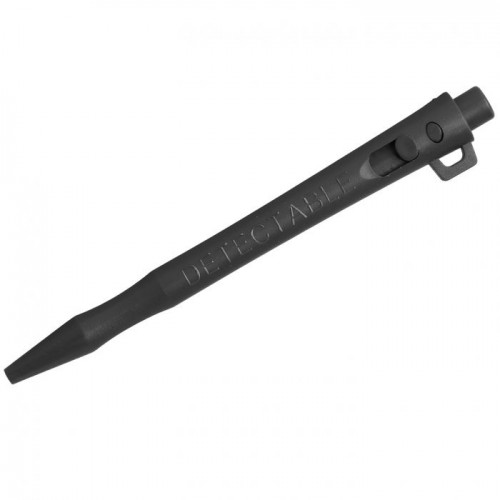 Detectable HD - Pix metal detectabil cu prindere pentru snur, pasta standard, negru - Detectamet