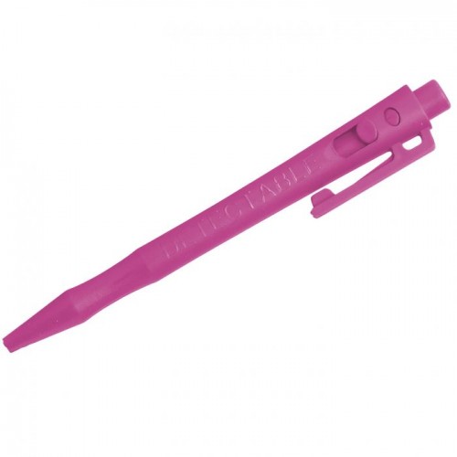 Detectable HD - Pix metal detectabil cu clip, pasta standard, roz - Detectamet
