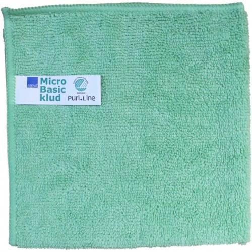Laveta din microfibra Puri-Line Basic 32 x 32 cm, verde - Abena