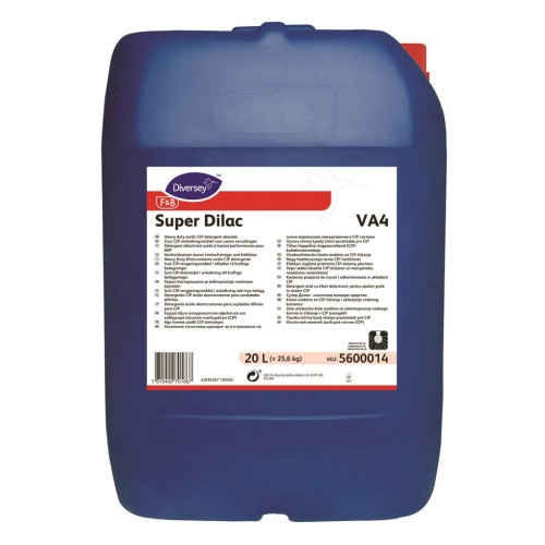 Super Dilac VA4 - Detergent detartrant acid cu spumare redusa, 20L - Diversey