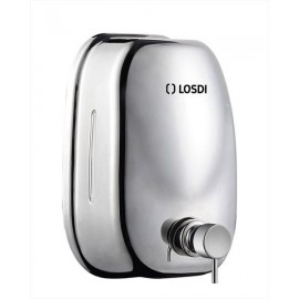 Dispenser sapun / dezinfectant lichid 1.7 L, inox lucios - Losdi