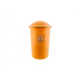 Cos de gunoi pentru colectare selectiva TopBin 50 L, galben - Plafor
