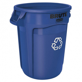 Container Brute cu canale de ventilare reciclare deseuri 121.1 L, albastru - Rubbermaid