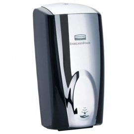 Dispenser sapun spuma AutoFoam cu senzor, 1100 ml, negru/cromat - Rubbermaid