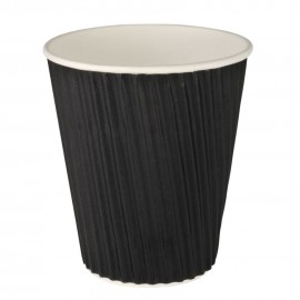 Pahare biodegradabile din carton pentru cafea Detpak 10.1cm, Ø8.9cm, 36 cl 12 Oz - Abena
