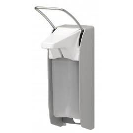 Dispenser sapun lichid / dezinfectant Ingo-Man cu levier, 500 ml, aluminiu - OpHardt