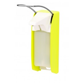 Dispenser sapun lichid / dezinfectant Ingo-Man Hi-Vis cu levier, 500 ml, aluminiu - OpHardt