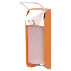 Dispenser sapun lichid / dezinfectant Ingo-Man P/24 Hi-Vis cu levier, 1000 ml, aluminiu - OpHardt