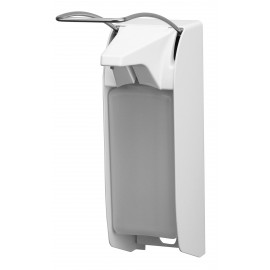 Dispenser sapun lichid / dezinfectant Ingo-Man cu levier, 1000 ml, aluminiu - OpHardt