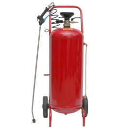 Pulverizator Spray-Matic 24 L, inox rosu