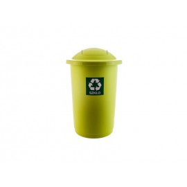Cos de gunoi pentru colectare selectiva TopBin 50 L, verde - Plafor