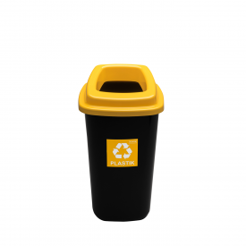 Cos de gunoi pentru colectare selectiva 28 L, galben - Plafor