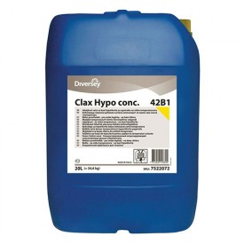 Agent de albire pe baza de clor, Clax Hypo Conc 42B1, 20L - Diversey 