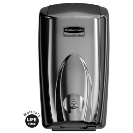 Dispenser de sapun spuma/dezinfectant AutoFoam, negru-cromat - Rubbermaid